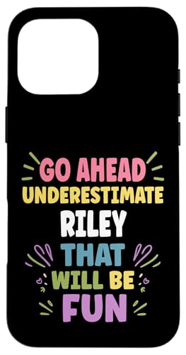 RILEY Personalized Women's Gift Custom RILEY �X�}�z�P�[�X iPhone 16 Pro Max �p