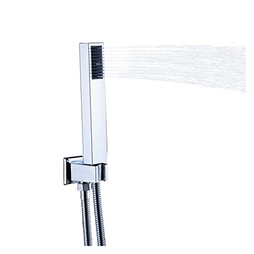 SHUERZI Duschpanel -Turmsystem Decke montiert 16'''thermostatischer Regen-Duschhahn-Chrom-Hand-Sprühmischer-Tap 2-Wege-Ventil-Top-Duschspritzen LCD Temperaturanzeige Cover