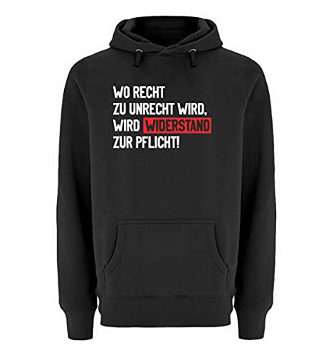 Pull à capuche confortable noir XXL vêtement d'expression philosophique
