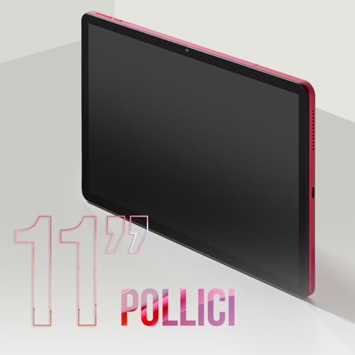 Spc Gravity – Tablet 11 Pollici Hd Rosa | Octa-Core, 4 Gb Di Ram E 128 Gb Di Memoria Espandibile | Durata Della Batteria Di 7 Ore Con Ricarica Inversa | Wifi Dual Band E Android 14 - 2