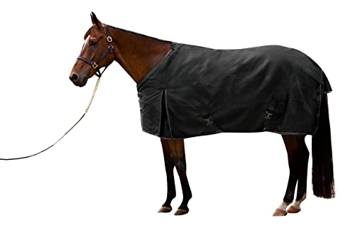 Couverture pour cheval thermique et isolante contre le vent d'hiver