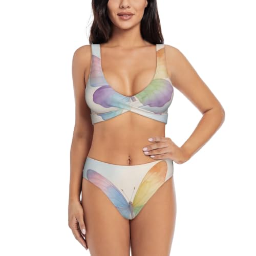Bikini croisé pour femme résolvant le manque de maintien à la plage