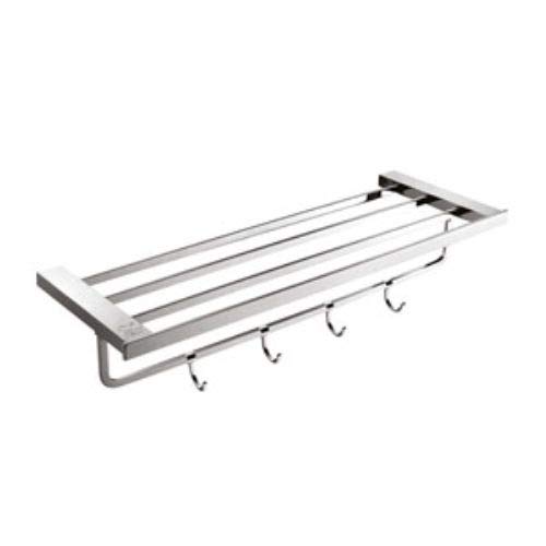 Perk Rack PERK Towel Rack With 4 Hook 450 mm New 95 Angle : Amazon.in: Home ...