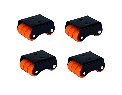 A to Z Small Six Wheel Castor 150kg Load Capicity U- 10 [Pac...
