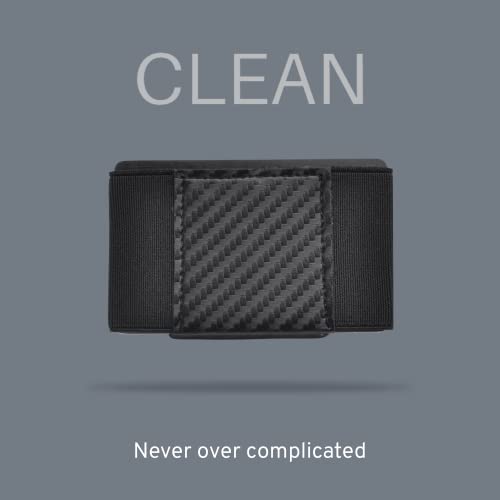 Dezzio - Minimalist Card Band Wallet (Black)3