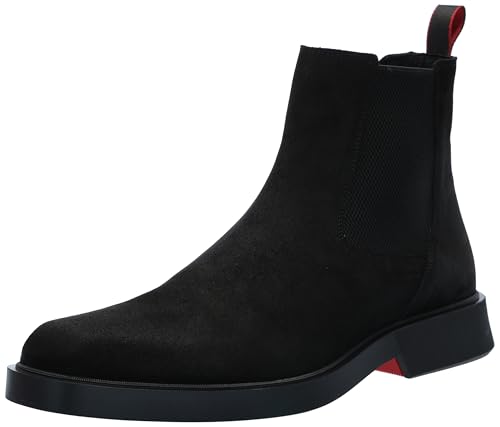 Image of HUGO Men's Brushed Suede Slip on Chelsea Boot