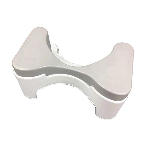 Tabouret de toilette, Tabouret Physiologique Ergonomique de Toilettes Marche Pied pour WC Antidérapant Contre Constipation et Hémorroïdes Cover