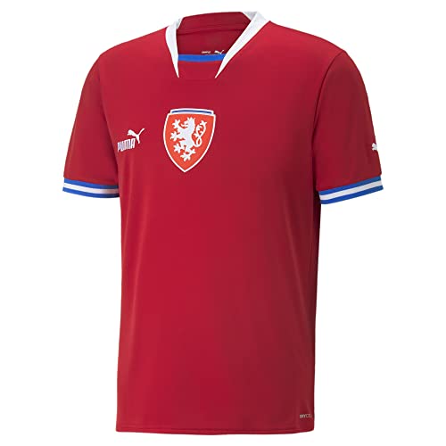 PUMA Czech Republic First Home World Cup 2022 T-Shirt, Chili Pepper