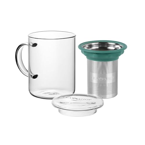 Tasse en verre résistant à la chaleur de haute qualité Basil