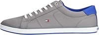 Tommy Hilfiger Men Vulcanised Trainers, Grey (Steel Grey), 43 EU