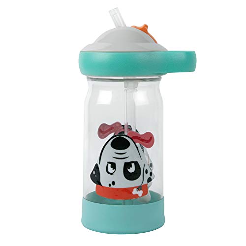 The First Years Sip & See Toddler Water Bottle w/ Floating Charm 12 Oz