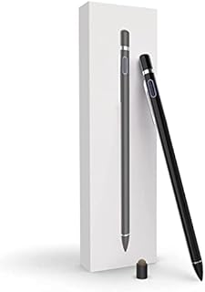 LAOZHOU Best BK Stylus Pen Pencil Pro 12.9/11/10.5/9.7 Inch Air 5/4/3/2/1 iPad 9/8/7/6/5/4/3/2 Mini 6/5/4/3/2/1 Generation Alternative Drawing Writing Digital Smart Stylist for Touch Screens, Black