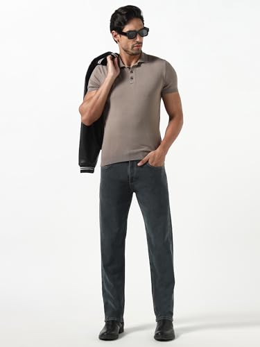 Image of Men's Slim Fit Stretch Denim Jeans | Soft Silky Fabric | Mid Rise | All Day Comfort | Casual Wear