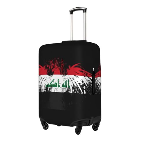 Travel Luggage Cover Iraq Iraqi Flag Fashion Washable Baggage Suitcase Protector Fit For Luggage Large2