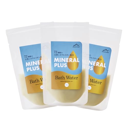 【72種類の天然ミネラル配合】バスウォーター 温泉のような高い温浴 入浴剤 潤い 保湿 乾燥肌 液体入浴剤 マグネシウム 温泉気分 発汗 温活 冷え 追い焚き可 無添加 無着色 無香料 温浴 ギフト 自宅用 リラックス トライアル 3回分