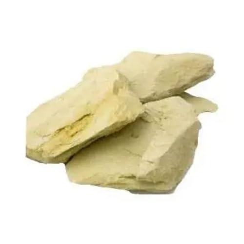 Natural Edible White Clay Chunks, Food Grade Multani Mitti, 100% Pure 250 gram