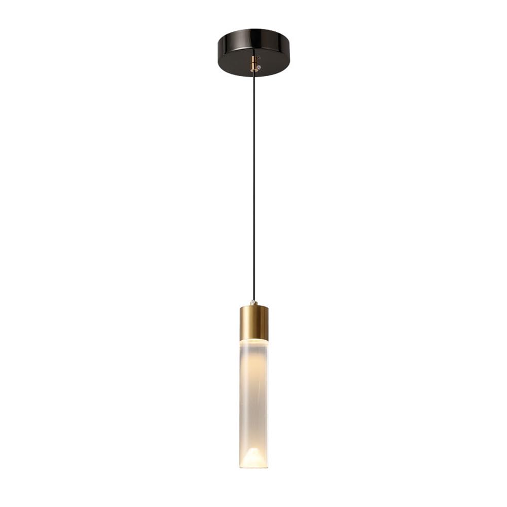 MODEBHD Transparent Crystal Pendant Lights,Modern Vintage Hanging Lighting,Metal Fittings Ceiling Light,LED Light 3W Chandelier,Hanging Light Fixture,dining Room,Living Room,bed Room