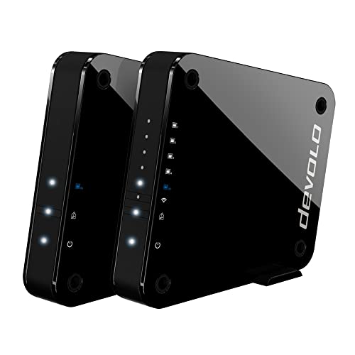 Devolo GigaGate   Puente Wi Fi (2 Gbit/s, 1 x Puerto Gigabit, 4 x Puertos Ethernet, conexión Punto a Punto a través de una Banda de 5 GHz, Experiencia Multimedia, codificación AES), Negro