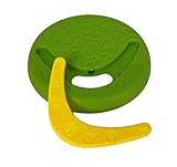 Pet Store The Green Frisbee mit Bumerang Hundespielzeug, ideal für Wurf- und Apportierspiele, fördert das Spielverlangen Ihres Hundes, fördert gesunde Bewegung