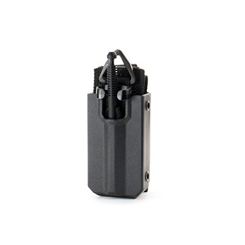 Eleven 10 Slick Front Rigid TQ Case for SOF-TT Tourniquet, Black, MOLLE Attachment - Tourniquet Included