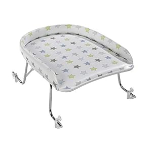 Geuther – Aankleedopzetstuk 4812, verchroomd, inklapbaar, voor badkuipen met een diepte van 47-65 cm, sterren