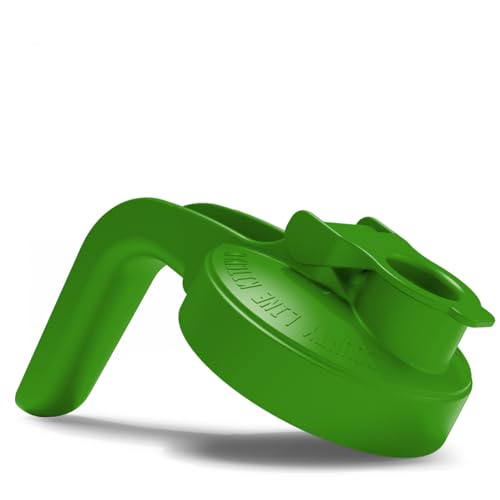 Image of County Line Kitchen Wide Mouth Mason Jar Pour Spout Lid - Flip Cap Drinking Lids with Handle & Airtight Leak-Proof Seal - Accessories & Supplies for Pitcher - Fits 32oz & 64oz (Half Gallon) Leaf Green