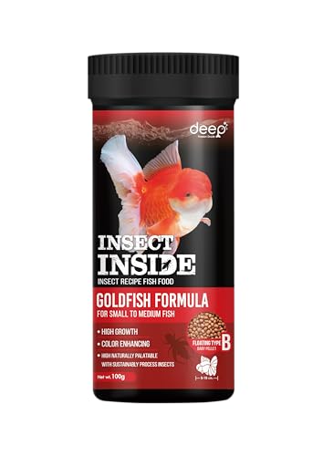 Image of Deep Insect Inside (Cricket) for High Protein Super Premium Gold Fish Formula for High Growth & Colour Enhancing Floating Micro Pellet 100gm
