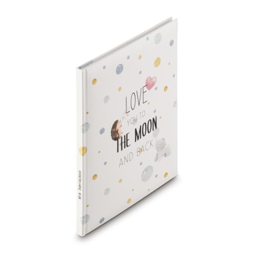 hama hCc To The Moon Baby Diary, 22x29 cm, 44 Illustrated Pages