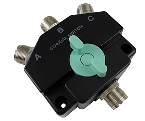 Commutateur coaxial 3 positions TW-103Ni pour radio HAM CB et antennes HF VHF UHF avec prise SO-239