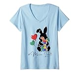 Photo Gallery donna wear-blue proud autism mum no words autism easter bunny mom maglietta con collo a v Photo Gallery donna wear-blue proud autism mum no words autism easter bunny mom maglietta con collo a v