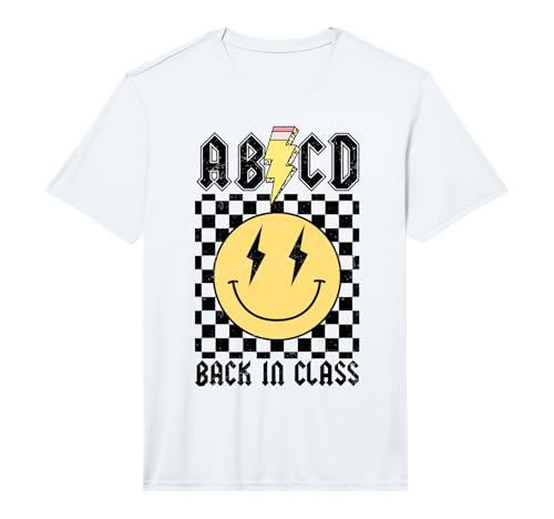 ABCD Back in Class Rock Back to School Teachers Student Kids Performance T-Shirt