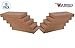 A1BakerySupplies® Men Shirt Box Women Top Box Gift Boxes Wrap Boxes Apparel Gift Boxes with Lids 10 Pack (Kraft Brown)
