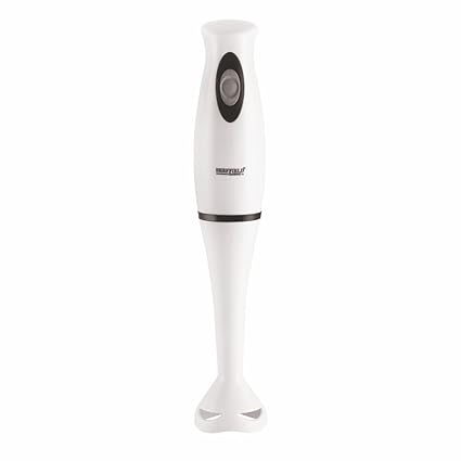 Sheffield Classic Hand Blender for multipurpose use, Stainless Steel Blades, 200W Motor, Detachable mixing rod, White