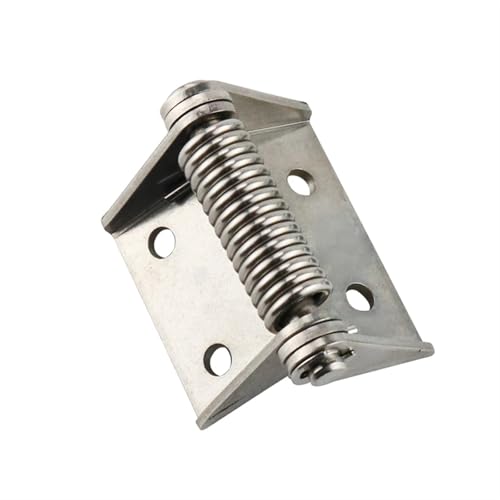 Charnière à ressort de rappel automatique inox 70mm - 2
