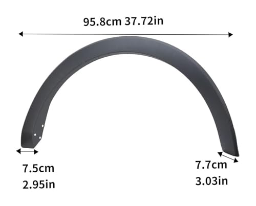 Garniture passage roue arrière Transit abîmé ? Remplacement direct protection 2pcs