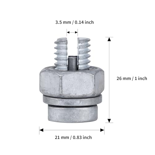 split bolts electrical fence connector wire join clamp split bolt wire connector for electric fence wire 10 pieces