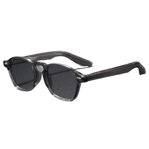 Lunettes de soleil tendance pour hommes et femmes avec monture ultralégère noire
