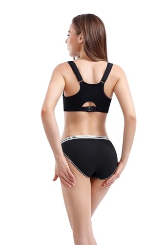 Big Girl Panties Basic Functional Cotton Briefs Hipster Panties Comfortable Teen Underwear 4 Pack (10~18yrs)3