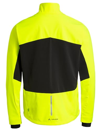 VAUDE Virt Softshelljacke Herren Fahrrad winddicht, Neon Yellow, Gr. S – Ansicht 6