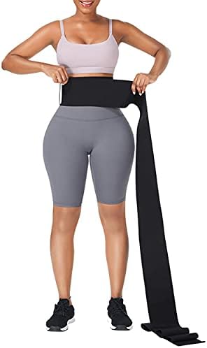 Waist Trainer for women I Waist Cincher Corset Adjust Your Snatch Bandage waist Wrap Tummy Control Waist Trimmer Belt lower belly Compression plus size shapewear Black