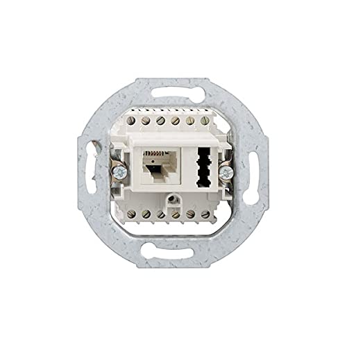 Rutenbeck 13311401 - Steckdose 1x iae/uae f+neutrale Einbaumontage, polarweiß Cover