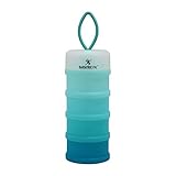 4 Compartment Detachable, Stackable, and Portion Controlled Food & Powder Storage Containers by...