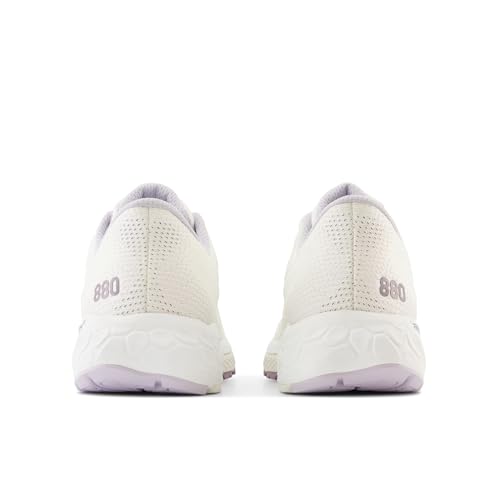 New Balance Women's Fresh Foam 880 V13 Running Shoe, Sea Salt/Grey Violet, 5 Medium