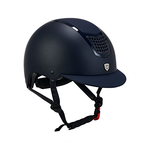 Equestro - Casque Ultra-Light EQUESTRO Couleur - Bleu foncé/Bleu foncé, Taille - L (59 à 61cm)
