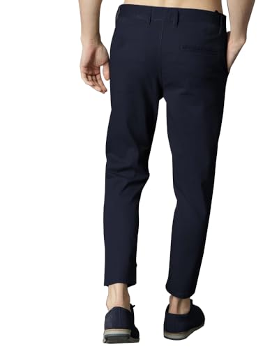 Image of EYEBOGLER Mens Regular Fit Solid Formal & Casual Trouser Pant