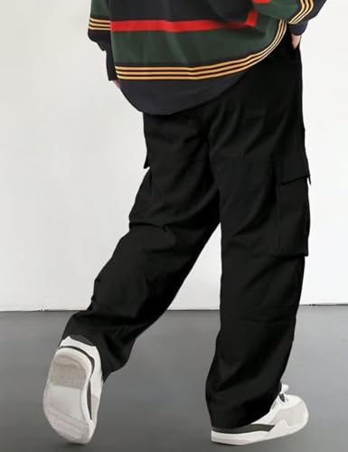 2K Pants Men Baggy Cargo Pants Hip Hop Gothic Parachute Sweatpants4