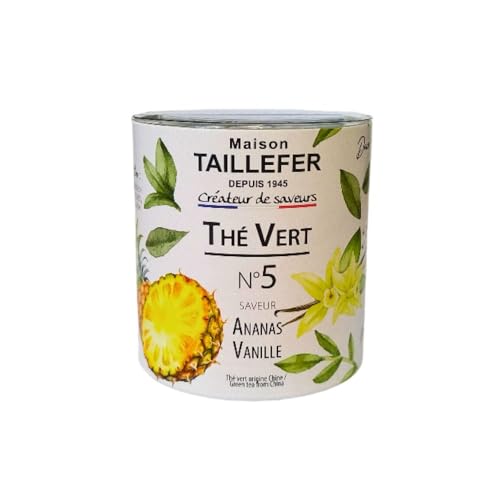 Maison Taillefer – Thé vert Ananas Vanille 60 g – N°5
