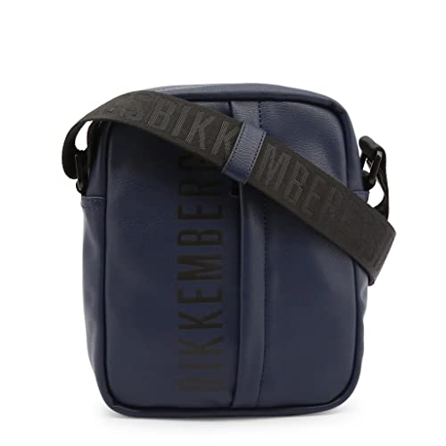  Bikkembergs Tracolla da Uomo tessuto E1N001 colore Black. 18x24x9. Borsa da Uomo casual. Collezione 2021