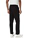 Nautica Men's Classic Fit Flat Front Stretch Solid Chino Deck Pant Pants, True Black, 36W 34L