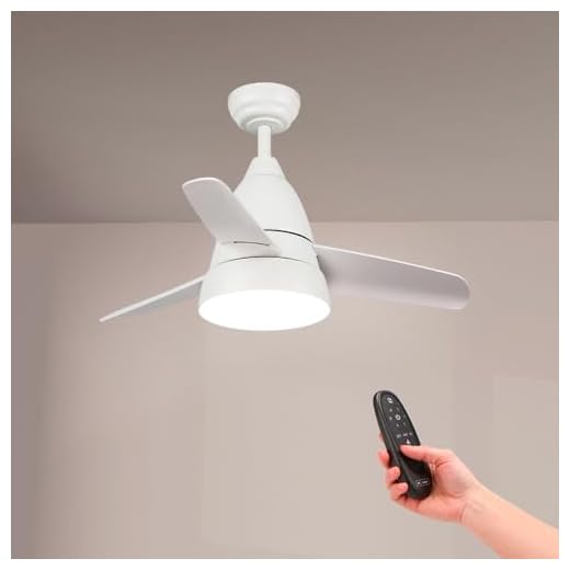 M Ledme - Ventilador de Techo Led Silence Blanco con luz de 24W y Mando a Distancia, motor DC 30W, 6 velocidades, Silencioso ,3 Aspas, 91 cm, función verano-invierno, temporizador